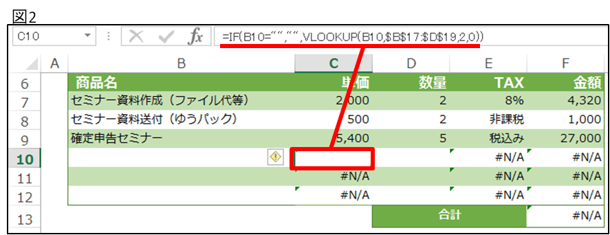 第3回　会計業界人のExcel講座　～IF関数で#N/Aを非表示にする方法～【コラム】